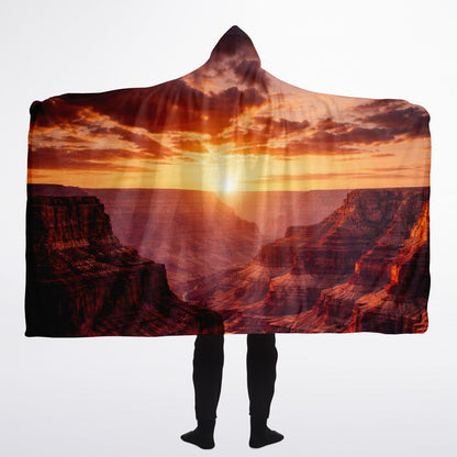 Iron Sunset - Hooded Blanket