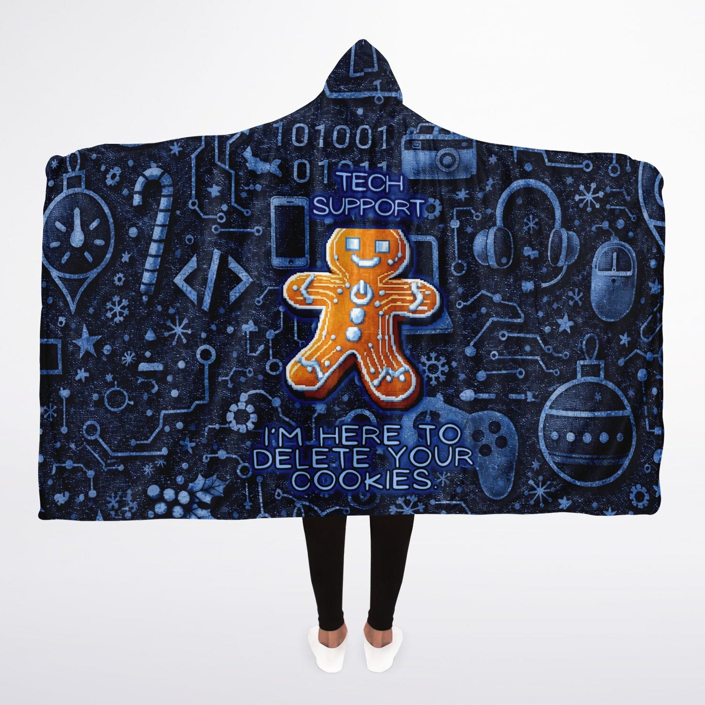 Delete Cookies - Hooded Blanket