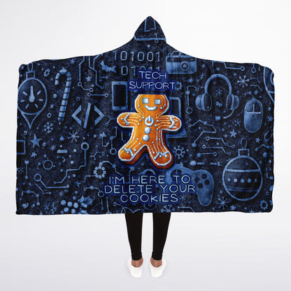 Delete Cookies - Hooded Blanket