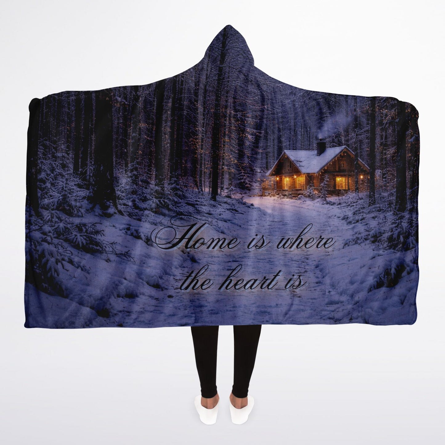 Home is where the heart is - Hooded Blanket