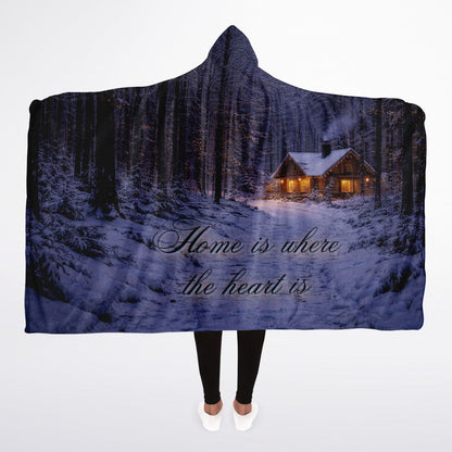 Home is where the heart is - Hooded Blanket
