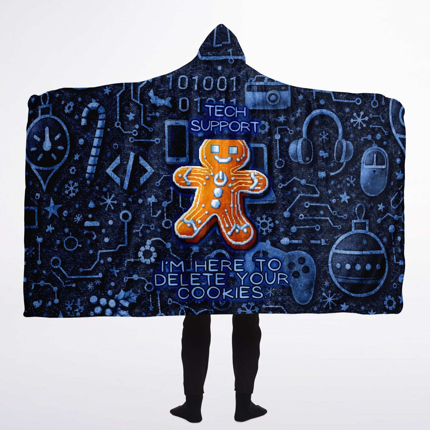 Delete Cookies - Hooded Blanket