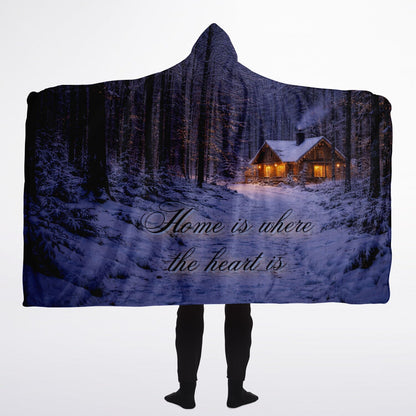 Home is where the heart is - Hooded Blanket