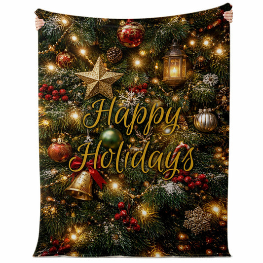 Happy Holidays - Premium Decoration Blanket