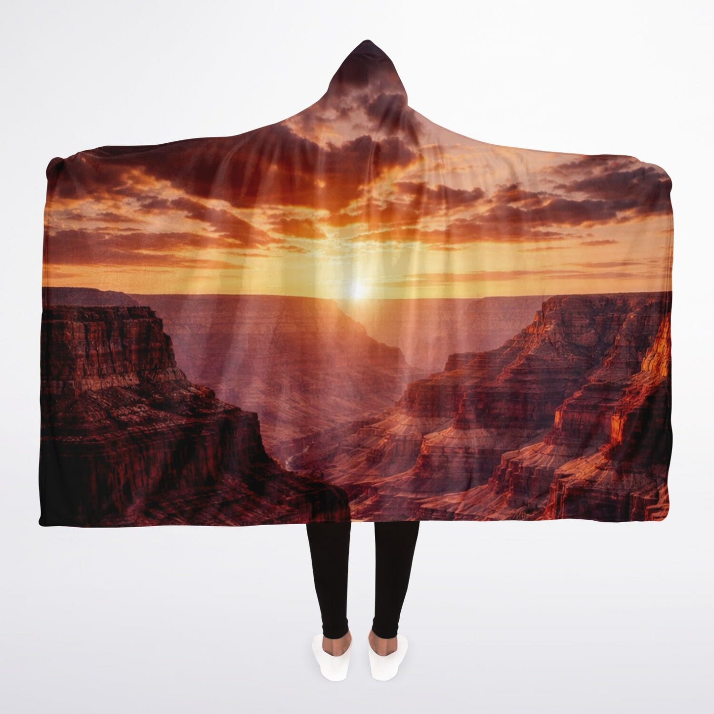 Iron Sunset - Hooded Blanket
