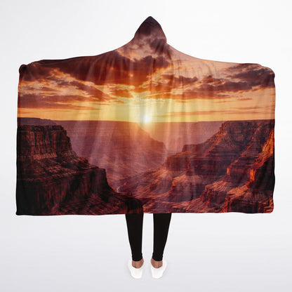 Iron Sunset - Hooded Blanket